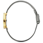 Reloj de pulsera Amelia de diseño danés - Gris ondulado
