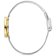Reloj de pulsera Amelia de diseño danés - Plata ondulada