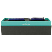 David Aster Rollerball Pen - Blue/Silver