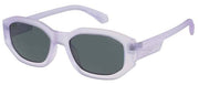 Gafas de sol rectangulares estrechas geográficas superdry - morado