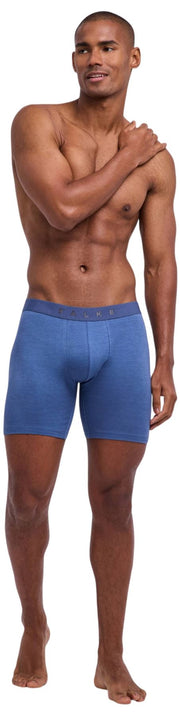 Falke Daily Comfort - Pack de 2 calzoncillos de pierna larga - azul/naranja