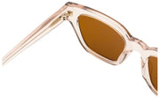 MessyWeekend Jean Blue Light Gafas de lectura de sol - Marrón/Paloma Beige