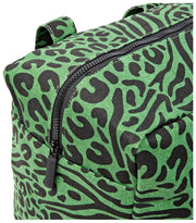 Bolso tote mediano Roka Sloane de lona de algodón - Verde alcachofa