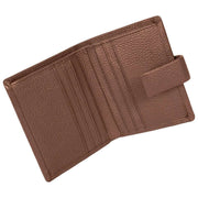 Cartera plegable con tarjetero Dents Aire - Marrón chocolate