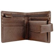 Cartera plegable Dents Aire Coin - Marrón chocolate
