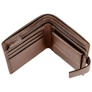 Cartera plegable Dents Aire Coin - Marrón chocolate