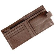 Cartera plegable Dents Aire Coin - Marrón chocolate