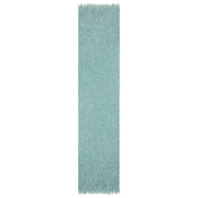 Bufanda con flecos Dents Boucle - Azul huevo de pato