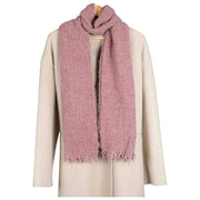 Bufanda con flecos Dents Boucle - Thistle Pink