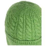 Gorro Beanie de punto trenzado Dents - Verde Manzana