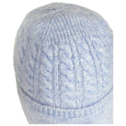 Gorro Beanie de punto trenzado Dents - Azul Pálido