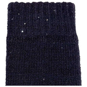 Guantes de lentejuelas de punto Chevron Dents - Azul marino