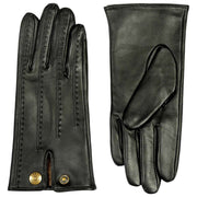 Guantes de cuero con pantalla táctil Colette Dents - Negro