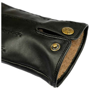 Guantes de cuero con pantalla táctil Colette Dents - Negro