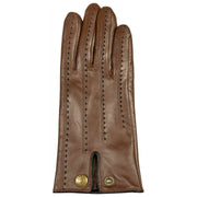 Guantes de cuero con pantalla táctil Colette Dents - Marrón castaño