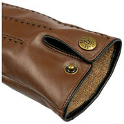 Guantes de cuero con pantalla táctil Colette Dents - Marrón castaño