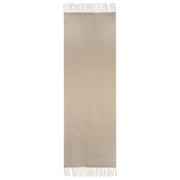 Bufanda brillante con adornos Dents - Beige almendra