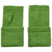 Calentadores de muñeca de punto sin dedos Dents - Verde manzana