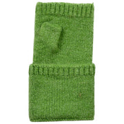 Calentadores de muñeca de punto sin dedos Dents - Verde manzana