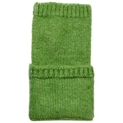 Calentadores de muñeca de punto sin dedos Dents - Verde manzana