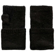 Calentadores de muñeca de punto sin dedos Dents - Negro