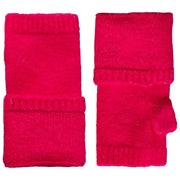 Calentadores de muñeca de punto sin dedos Dents - Rosa fucsia