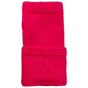 Calentadores de muñeca de punto sin dedos Dents - Rosa fucsia