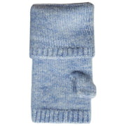 Calentadores de muñeca de punto sin dedos Dents - Azul pálido