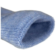 Calentadores de muñeca de punto sin dedos Dents - Azul pálido