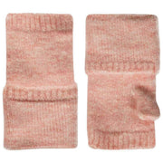 Calentadores de muñeca de punto sin dedos Dents - Rosa pálido