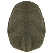 Gorra plana Dents Grafham Herringbone Tweed - Verde Bosque
