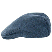 Gorra plana Dents Grafham Herringbone Tweed - Marine Navy
