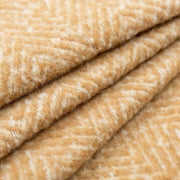 Bufanda tipo manta de espiga Dents - Toffee Beige