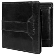 Cartera plegable Dents Itchen Coin - Negro
