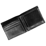 Cartera plegable Dents Itchen Coin - Negro