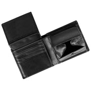Cartera plegable Dents Itchen Coin - Negro