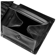 Cartera plegable Dents Itchen Coin - Negro