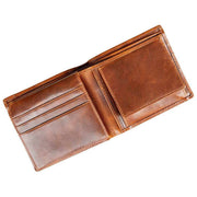 Cartera plegable Dents Itchen Coin - Marrón coñac