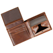 Cartera plegable Dents Itchen Coin - Marrón coñac