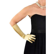 Dents Melissa Long Below Elbow Satin Gloves - Gold