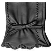 Guantes de cuero con pantalla táctil Dents Mosie - Negro