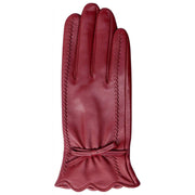 Guantes de cuero con pantalla táctil Dents Mosie - Shiraz Borgoña