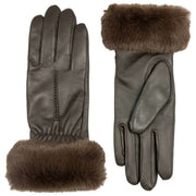 Guantes de piel con pantalla táctil Dents Nieve - Mocca Brown
