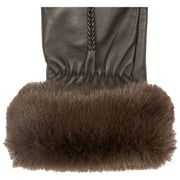 Guantes de piel con pantalla táctil Dents Nieve - Mocca Brown