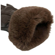 Guantes de piel con pantalla táctil Dents Nieve - Mocca Brown
