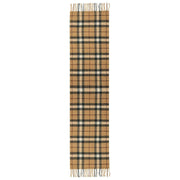 Bufanda con borlas y cuadros a cuadros Dents - Beige