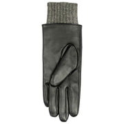 Dents Renee Guantes de cuero con pantalla táctil - Negro/Gris carbón