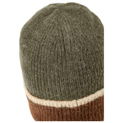 Gorro Beanie Dents Rib Knit De Lana - Verde Oliva