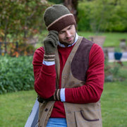 Gorro Beanie Dents Rib Knit De Lana - Verde Oliva