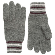 Guantes de punto acanalado Dents Salcombe - Gris carbón